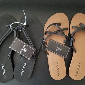 Size 8 Volcom Sandals New with Tags